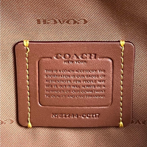 CC117 - Coach Charter Slim Crossbody with Coach Badge - Picture 11 of 13